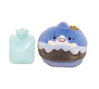 Plush Hot Water Bottle - Cartoon Design Heating Pad, Leakproof Hand Warmer | Portable Soft Water Pack Feet Hands, Cute Stuffed Animal Cover for Kids Women Men Use During Cold Weather