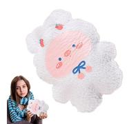 Plush Hot Water Bottle, Hot Water Bottle with Lid, Cute Hot Water Bag Cartoon Hot Water Bag, Plush Animal Shaped Heat Bottle for Students, Offices, Families, T