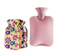 Plush Hot Water Bottle Lasting Warmth Large-capacity Pouring PVC Hand Warmers Warm Bags For Neck Back Legs Warm(2000ml)