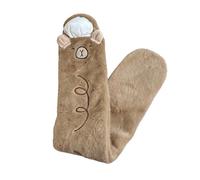 Plush Hot Water Bottle, Long Capybara Design, 29.92x5.31x3.94 Inches Heating Pad with PVC Plush Build, Winter Water Bottle, Heating Pad with Soft Cover, Hot Bottles for Menstrual & Muscle Relief