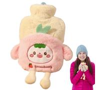 Plush Hot Water Bottle, Plush Hot Water Bottle - Cartoon Plush Hand Warmer Cover | Safe Hand Warmer, Winter Heating Bag for Home, Bee