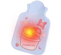 Plush Hot Water Bottle - Plush Small Hot Water Bag - 200ml Small Size Hot Cold Pack for Travel, School, Home, and Outdoor Activities