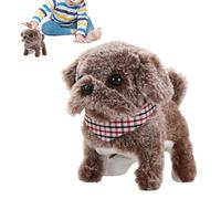 Plush Interactive Robot - Puppy Toy That, Walks Barks Responds, Realistic Simulation Stuffed Puppy for Boys Girls Home Travel, Nursery Living Room, Bedroom Durable and Safe