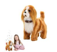 Plush Interactive Toy Figures,Robot Puppy That Acts Like a Real Puppy,Interactive Walking Toy Dog, Lifelike-Sounds,Singing, Walking, Barking, Tail Wagging,Perfect Toys Dogs for Kids Ages 5+ (Charles)