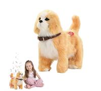 Plush Interactive Toy Figures,Robot Puppy That Acts Like a Real Puppy,Interactive Walking Toy Dog, Lifelike-Sounds,Singing, Walking, Barking, Tail Wagging,Perfect Toys Dogs for Kids Ages 5+ (Beagle)