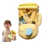 Plush Juicer Blender Toy, Juicer Plush Pull Toy, Pull String Blender Fruit, Fruit String Figurine, Interactive Fun For Nursery Decor Collector's Item