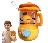 Plush Juicer Blender Toy, Juicer Plush Pull Toy, Pull String Blender Fruit, Fruit String Figurine, Interactive Fun For Nursery Decor Collector's Item