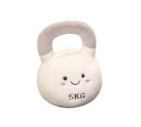 Plush Kettlebell Toy, Soft Stuffed Dumbbell Doll, 23cm Cute Fitness Plush Toy, Cartoon Kettlebell for Gym Decor and Home Décor