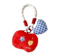 Plush Keychain Coin Bag Multi Purpose Storage Pouches with Keyring Design for Earphones Trinkets Compact Everyday Carry Adorable Fruit Shaped Holder