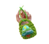 Plush Keyring Wallet Handcrafted Coin Pouches Earphone Bag Pendant Rings Holiday Accessory for Gift Exchanging Soft Keychain Coin Pouches Gift