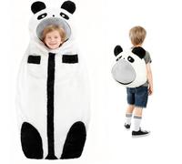 Plush Kids Sleeping Bag with Pillow, Toddler Nap Mat, Foldable Slumber Bags, Comfy&Fluffy Nappers For Sleepover Compact Sleeping Bag Birthday Gift Travel Sleepover for Boys and Girls