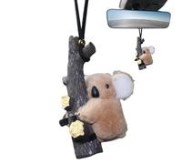 Plush Koala Car Pendant,Plush Koala Pendant for Car,Cute Plush Rear View Glass for Car | s Automotive Lovely Animals for Women for Trucks, SUV, ca