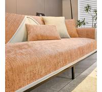 Plush L Shaped Sofa Cover Non Slip Couch Protector Universal Throw Blanket for Stain Resistance & Comfort in Living Room Durable Seating Area Shield