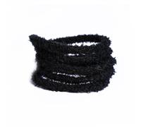 Plush Lacing 2 Pairs 8 mm Round Fuzzy Shoelaces 100 cm Black Universal Soft Elastic Replacement Shoe Laces Cute for Trainers Canvas Shoes