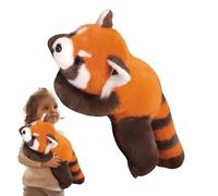 Plush - Large Plush Animal Pillow, Giant Plush Pillow | Cute Red Panda Plush, Living Little Snugglies Plush Toy Raccoon for Children and Girls C