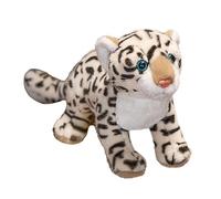Plush Leopard Animal Cuddly Toy Cushion, Fluffy Fabric Toy, Portable Travel Pillow for Home On the Go, Child-friendly Sleeping Aid, Decorative Object Children's Room Sofa