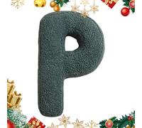 Plush Letter Pillow 38x30cm Soft Initial Throw Cushion A To Z Initial Letter Pillow Soft Cushion English Alphabet Hugging Throw Pillows Letters Shaped Seat Cushions Floor Mat Sofa Seat Cushions