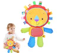 Plush Lion children Toy,Plush Comfort Animals Lion & Monkey Cute Doll Toy Soft Cuddly Toys with Short Hypoallergenic for Children's Security Rich Tactile Feeling for Home (B)