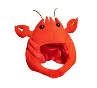 Plush Lobster Hat | Animal Costume Head Accessory, Fancy Dress Themed Party Hat, Designed for Young Boys Little Girls Friends The Whole Family Theatre Stage Show and