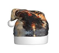 Plush London Color Taxi Christmas Hat, festive costume accessory, soft to the touch, perfect for Christmas and holiday parties.