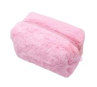 Plush Makeup Bag Soft Polyester Materials for Organizing Cosmetics Fashionable and Practical Designs for Women Plush Makeup Bag