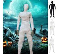 Plush Mannequin - Life-Size Articulated Human Model Halloween Mannequin Body 6ft Tall Human Model with Horror Pose Halloween Decoration Corpse Decor Cabbage