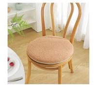 Plush Memory Foam Seat Cushion with Non-Slip Mohair Backing for Office Chairs, Car Seats and Travel Comfort at the Desk (Orange, 45 cm)