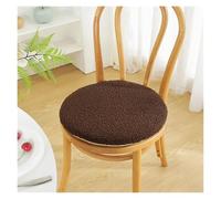 Plush Memory Foam Seat Cushion with Non-Slip Mohair Backing for Office Chairs, Car Seats and Travel Comfort at the Desk (Brown, 45 cm)