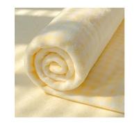 Plush Micro Fleece Flat Sheet Twin/Single Full Queen Soft Fuzzy Polar Fleece Velour Velvet Top Sheet Extra Warm Winter Fleece Flat Bed Sheets (Color : Yellow A, Size : 160x230cm+48x74cm x1)