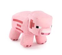 Plush Minecraft Video Game Characters - Enderman, Camel, Ocelot, Pig, Steve, Alex, Creeper, Wolf - Sizes according to Model - Super Soft Quality (Pig)