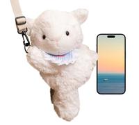 Plush Mobile Phone Bag - Multifunctional Plush Backpack for Cartoons | Portable Shoulder Bags for Wallets, Keys, Headphones, Cosmetics | Cute Book Bag - Travel School Pe, c, Please refer to the
