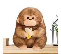 Plush Monkey,30cm Soft Doll | Holding a Banana Toy Monkey,for Living Room, Sofa, Bedroom, Bedside Table, Bookshelf Decoration