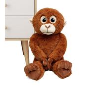 Plush Monkey - Soft Realistic Decorative Design - Comfortable Home Display System | Lovely Plush Decor for Living Room Shelf Bed Desk | Toy for Setup