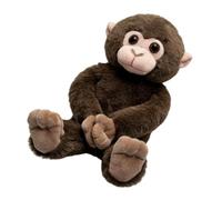 Plush Monkey - Soft Realistic Decorative Design - Comfortable Home Display System | Lovely Plush Decor for Living Room Shelf Bed Desk | Toy for Setup