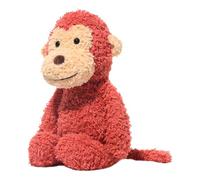 Plush Monkey Toy - Huggable Monkey Plush Doll, Soft Stuffed Animal Figurine Kids, Collectors | Cuddly Figure, Sofa Sitting Toy, Lightweight, Gentle Touch Fabric Toy, Cozy Decorati