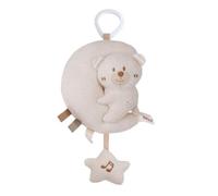 Plush Music Toy for Infant with Rattle Sound Organic Cotton Crib Mobile for Early Learning and Travel Comfort Organic Cotton Baby Bed Mobile