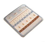 Plush Office Chair Pad with Soft Texture and Silicone-Reinforced Base to Minimize Movement During Daily Use (D)