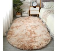 Plush Oval Faux Fur Yoga Mat Non Slip Soft Fur Exercise Rug for Comfort and Stability Ideal for Home Workouts and Fitness Enthusiasts.