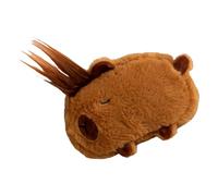 Plush Pencil Case for Pens and Stationery, Organizer Bag with Pockets - Plush Animal Pen Holder, Stationery Material for Home, Office, Middle and Upper School, College Dormitory Room, brown,