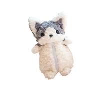 Plush Pencil Case with Scarf Design Large Capacity for School Office Travel Essentials Soft Short Plush Fabric Organizer