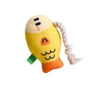 Plush Pet Chew Toy, Plush Chew Toys for Dogs - Puffhead Fish Plush Squeaky Toys, Soft Chew Toys, Interactive Sound Teeth Toy, Jo