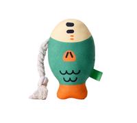 Plush Pet Chew Toy,Soft Plush Squeaky Toys Puffhead Fish Chew Toys | Sound Interactive Teeth Toy Wear-Resistant Dog Toys for Inside Dog