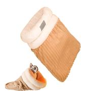 Plush Pet Sleeping Bag, Cat Cuddle Pouch, Warm Thick Bed, Deep Comfort Tunnel, Soft Plush Cover | Calm Rest Solution Cats Puppies May