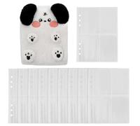 Plush Photocard Binder A6 Photocard Album with 10 Pcs Inner Pages Photo Card Holder Photo Album Card Protector Photocard Holder Book