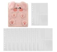 Plush Photocard Binder A6 Photocard Album with 10 Pcs Inner Pages Photo Card Holder Photo Album Card Protector Photocard Holder Book