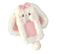 Plush Photocard Holder Cartoon Animal Card Protective Case Lovely Rabbits Photo Sleeves Protector for Girl Cartoon Cover Credit Case Protective Sleeve Photocard