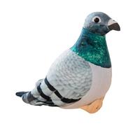 Plush Pigeon - Soft Plush Rock Shape for Girls and Children | Realistic Feathered Animal Shaped Pillow, Cute for Bedroom Decor