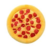 Plush Pizza Toy Simulation Design for Dogs and Cats, Meet Your Chewing Needs, Safe Pet Toy for Healthy Dental Hygiene