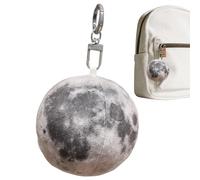 Plush Planet Ornament, 2.95-Inch Hangable Solar System Toy, Cute Stuffed Planet for Handbags, Coin Purses, Wallets, Backpacks, Durable Plush Material, Fun Accessory for Women, Men, Girls, and Boys