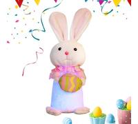 Plush Plush Rabbit - With LED Lights Easter Bunny Figurines,Realistic Rabbit Dolls And Stuffed Toy | For Adults Fans Girls Boys Living Room Bedroom Office Car Travel Birthday